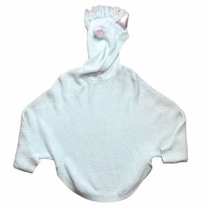 Cat & Jack Light Blue Unicorn Oversized Poncho